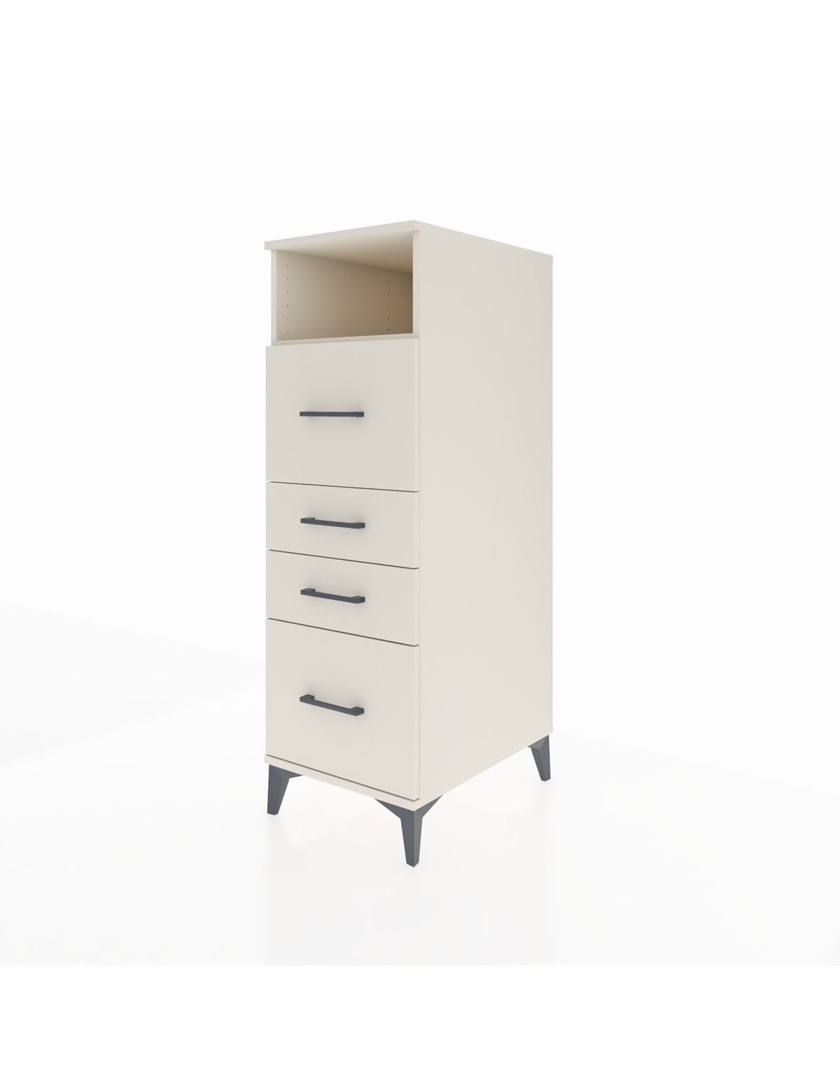 Kronos Dolap Tek Raflı 4 Çekmeceli 44x59x134 - S82M036V1C