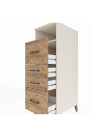 Kronos Dolap Tek Raflı 4 Çekmeceli 44x59x134 - S82M036V3C