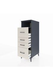 Kronos Dolap Tek Raflı 4 Çekmeceli 44x59x134 - S82M036V4C