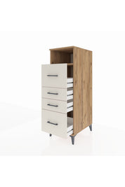 Kronos Dolap Tek Raflı 4 Çekmeceli 44x59x134 - S82M036V7C