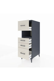 Kronos Dolap Tek Raflı 4 Çekmeceli 44x59x134 - S82M037V4C