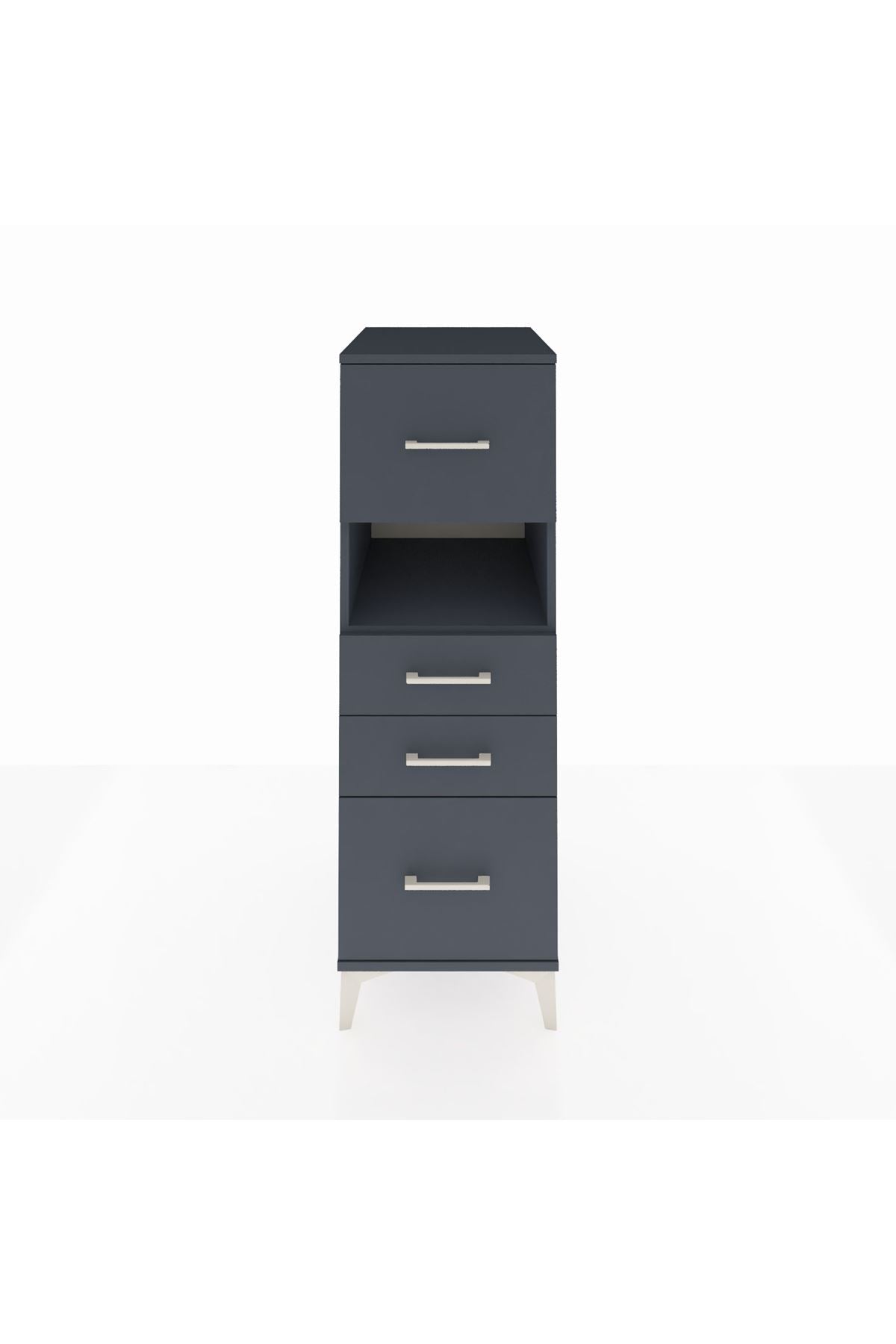 Kronos Dolap Tek Raflı 4 Çekmeceli 44x59x134 - S82M037V5C