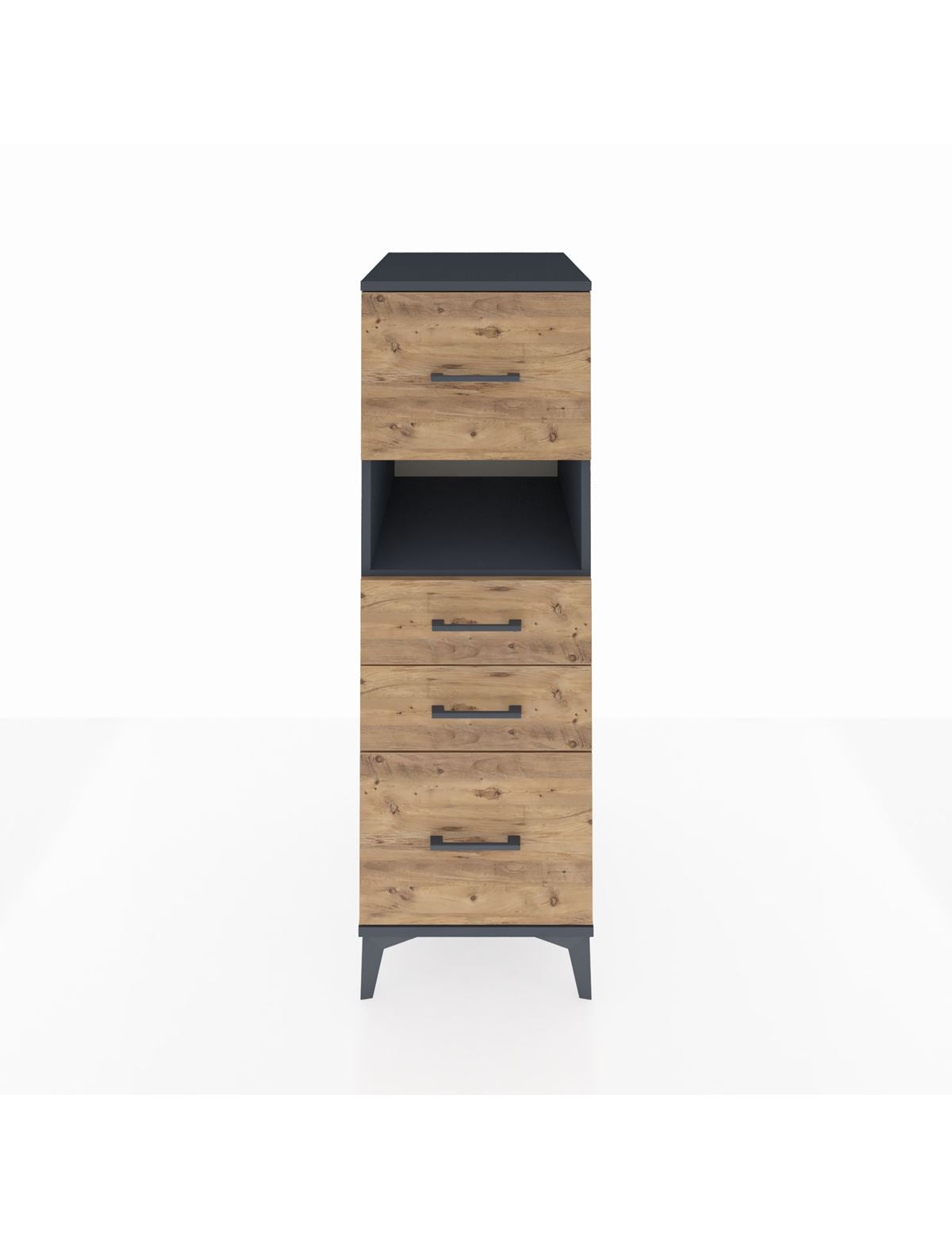 Kronos Dolap Tek Raflı 4 Çekmeceli 44x59x134 - S82M037V6C