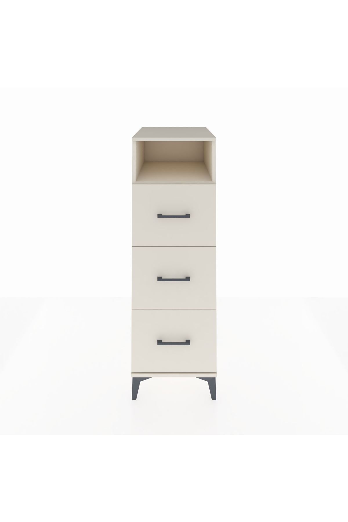 Kronos Dolap Tek Raflı 3 Çekmeceli 44x59x134 - S82M038V1C