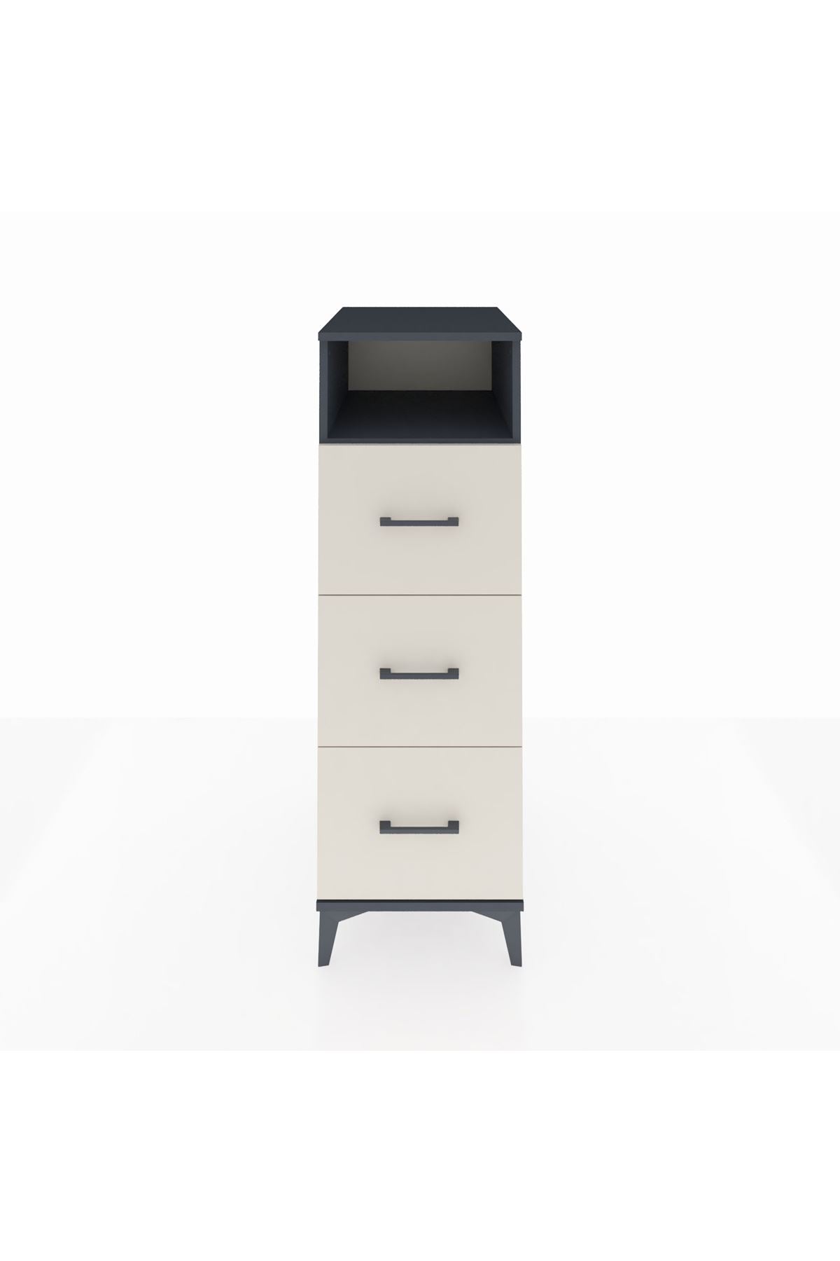 Kronos Dolap Tek Raflı 3 Çekmeceli 44x59x134 - S82M038V4C