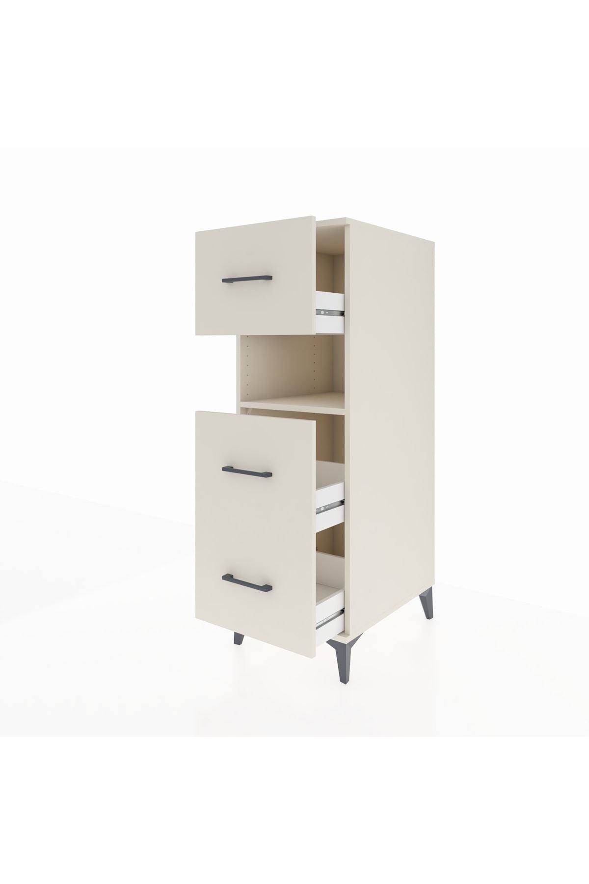 Kronos Dolap Tek Raflı 3 Çekmeceli 44x59x134 - S82M039V1C