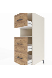 Kronos Dolap Tek Raflı 3 Çekmeceli 44x59x134 - S82M039V3C