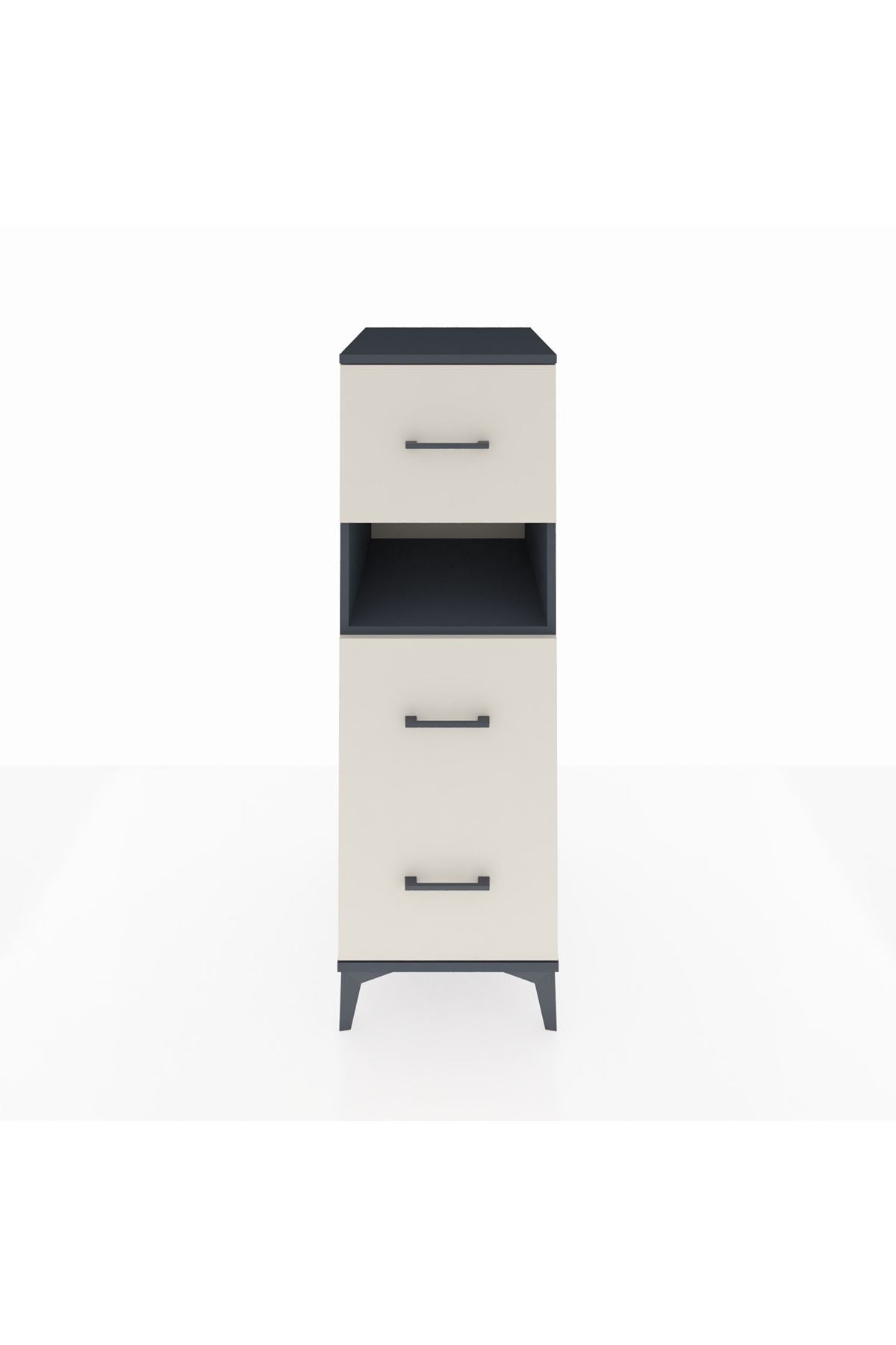Kronos Dolap Tek Raflı 3 Çekmeceli 44x59x134 - S82M039V4C