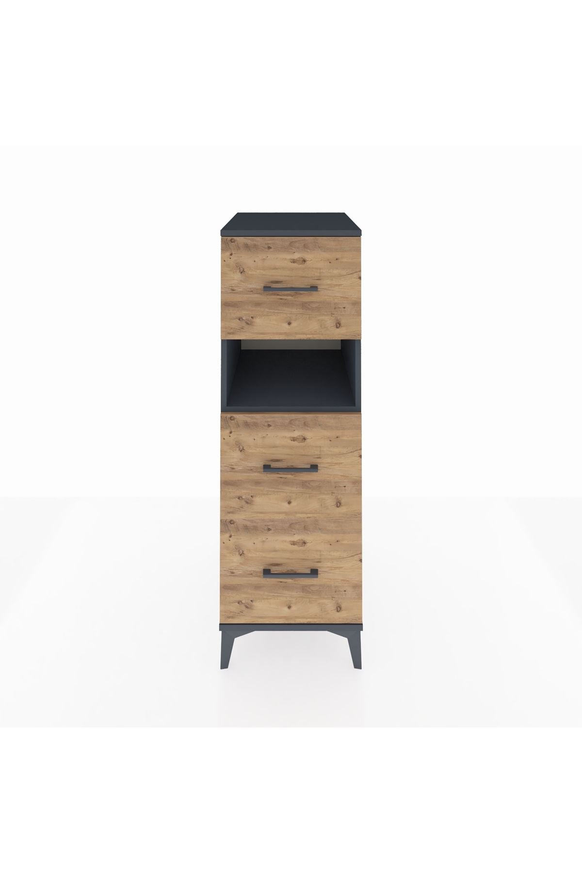 Kronos Dolap Tek Raflı 3 Çekmeceli 44x59x134 - S82M039V6C