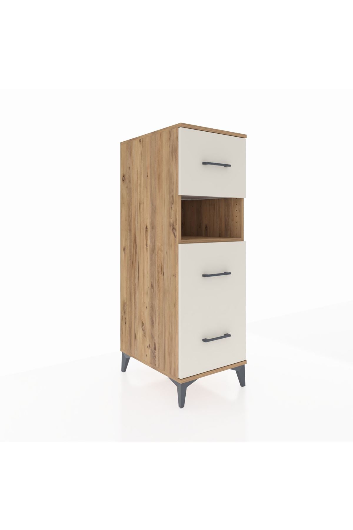 Kronos Dolap Tek Raflı 3 Çekmeceli 44x59x134 - S82M039V7C