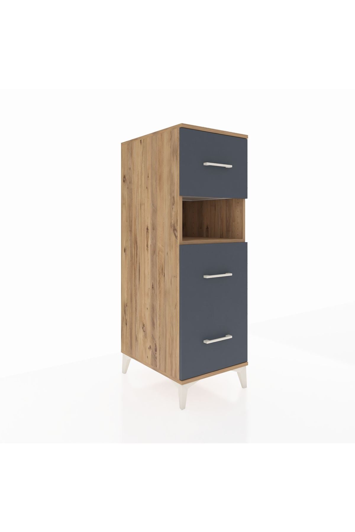 Kronos Dolap Tek Raflı 3 Çekmeceli 44x59x134 - S82M039V8C
