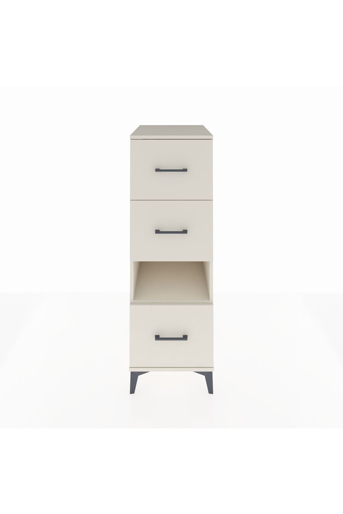 Kronos Dolap Tek Raflı 3 Çekmeceli 44x59x134 - S82M040V1C