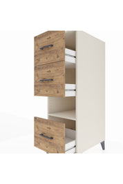 Kronos Dolap Tek Raflı 3 Çekmeceli 44x59x134 - S82M040V3C