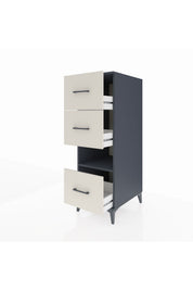 Kronos Dolap Tek Raflı 3 Çekmeceli 44x59x134 - S82M040V4C