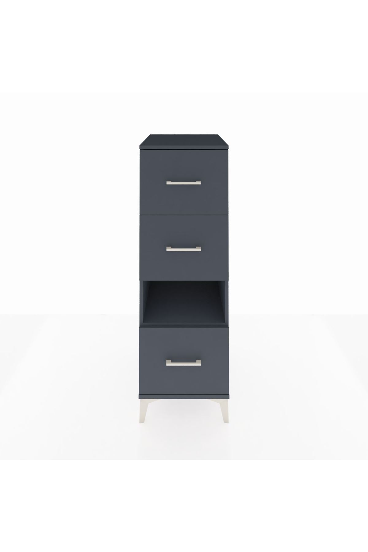 Kronos Dolap Tek Raflı 3 Çekmeceli 44x59x134 - S82M040V5C