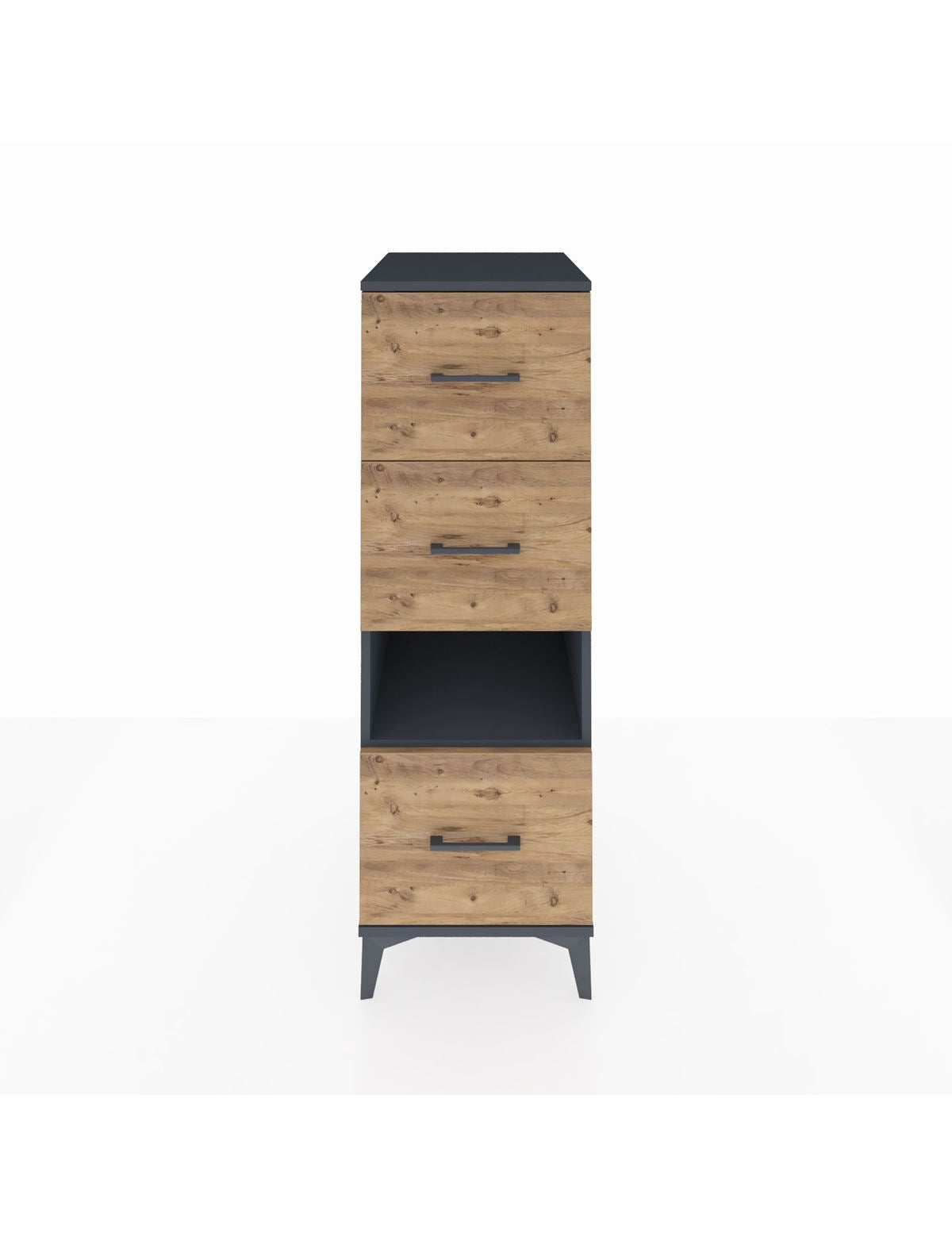 Kronos Dolap Tek Raflı 3 Çekmeceli 44x59x134 - S82M040V6C