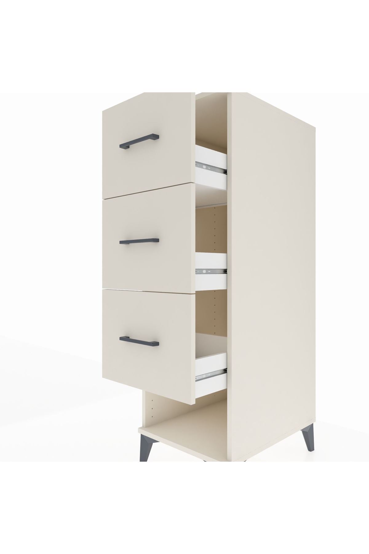 Kronos Dolap 3 Çekmeceli 44x59x134 - S82M041V1C