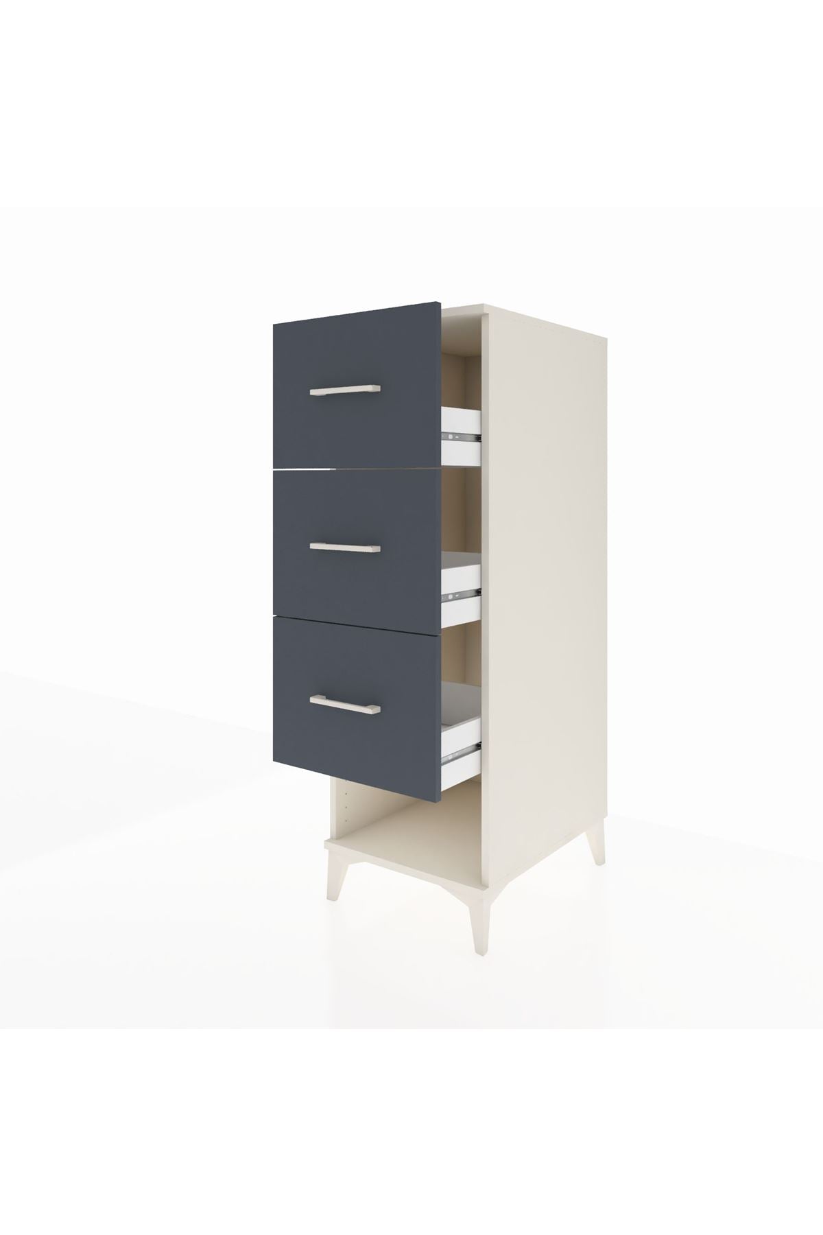 Kronos Dolap 3 Çekmeceli 44x59x134 - S82M041V2C