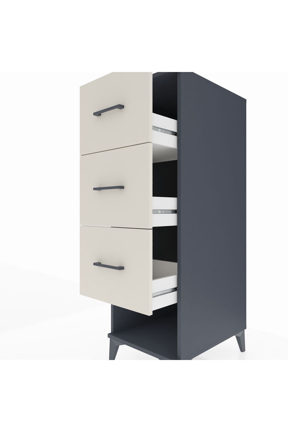 Kronos Dolap 3 Çekmeceli 44x59x134 - S82M041V4C