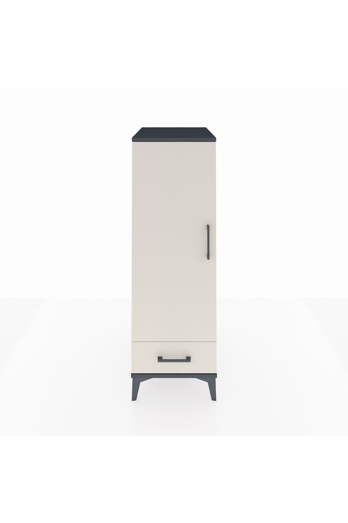 Kronos Dolap 3 Raflı Tek Çekmeceli Tek Kapaklı 44x59x134 - S82M042V4C