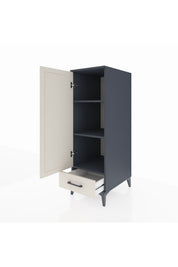 Kronos Dolap 3 Raflı Tek Çekmeceli Tek Kapaklı 44x59x134 - S82M042V4C