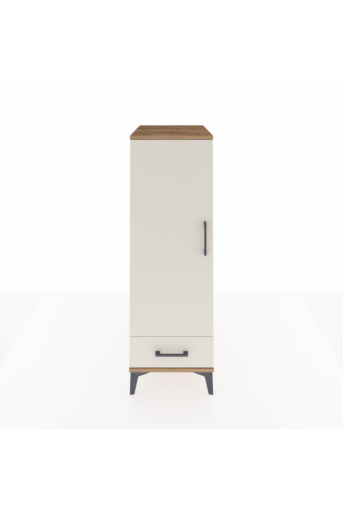 Kronos Dolap 3 Raflı Tek Çekmeceli Tek Kapaklı 44x59x134 - S82M042V7C