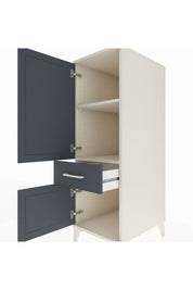 Kronos Dolap 2 Raflı Tek Çekmeceli 2 Kapaklı 44x59x134 - S82M043V2C