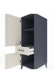Kronos Dolap 2 Raflı Tek Çekmeceli 2 Kapaklı 44x59x134 - S82M043V4C