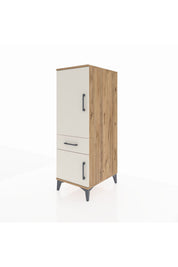Kronos Dolap 2 Raflı Tek Çekmeceli 2 Kapaklı 44x59x134 - S82M043V7C