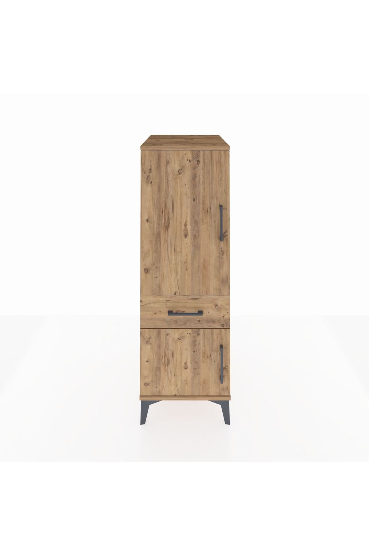Kronos Dolap 2 Raflı Tek Çekmeceli 2 Kapaklı 44x59x134 - S82M043V9C