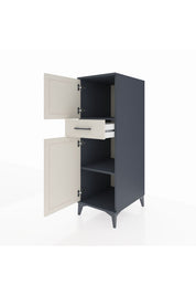 Kronos Dolap 2 Raflı Tek Çekmeceli 2 Kapaklı 44x59x134 - S82M044V4C