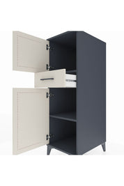 Kronos Dolap 2 Raflı Tek Çekmeceli 2 Kapaklı 44x59x134 - S82M044V4C