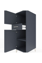 Kronos Dolap 2 Raflı Tek Çekmeceli 2 Kapaklı 44x59x134 - S82M044V5C