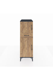 Kronos Dolap 2 Raflı Tek Çekmeceli 2 Kapaklı 44x59x134 - S82M044V6C