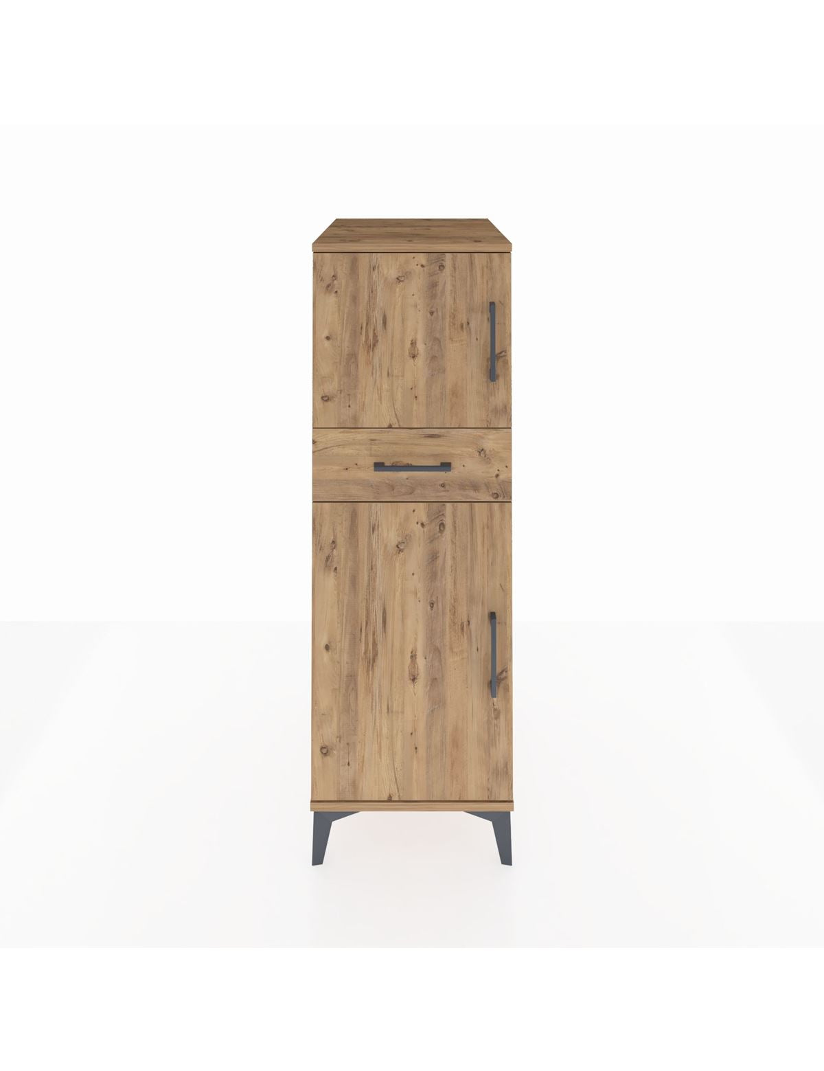 Kronos Dolap 2 Raflı Tek Çekmeceli 2 Kapaklı 44x59x134 - S82M044V9C