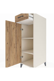 Kronos Dolap 2 Raflı Tek Çekmeceli Tek Kapaklı 44x59x134 - S82M045V3C
