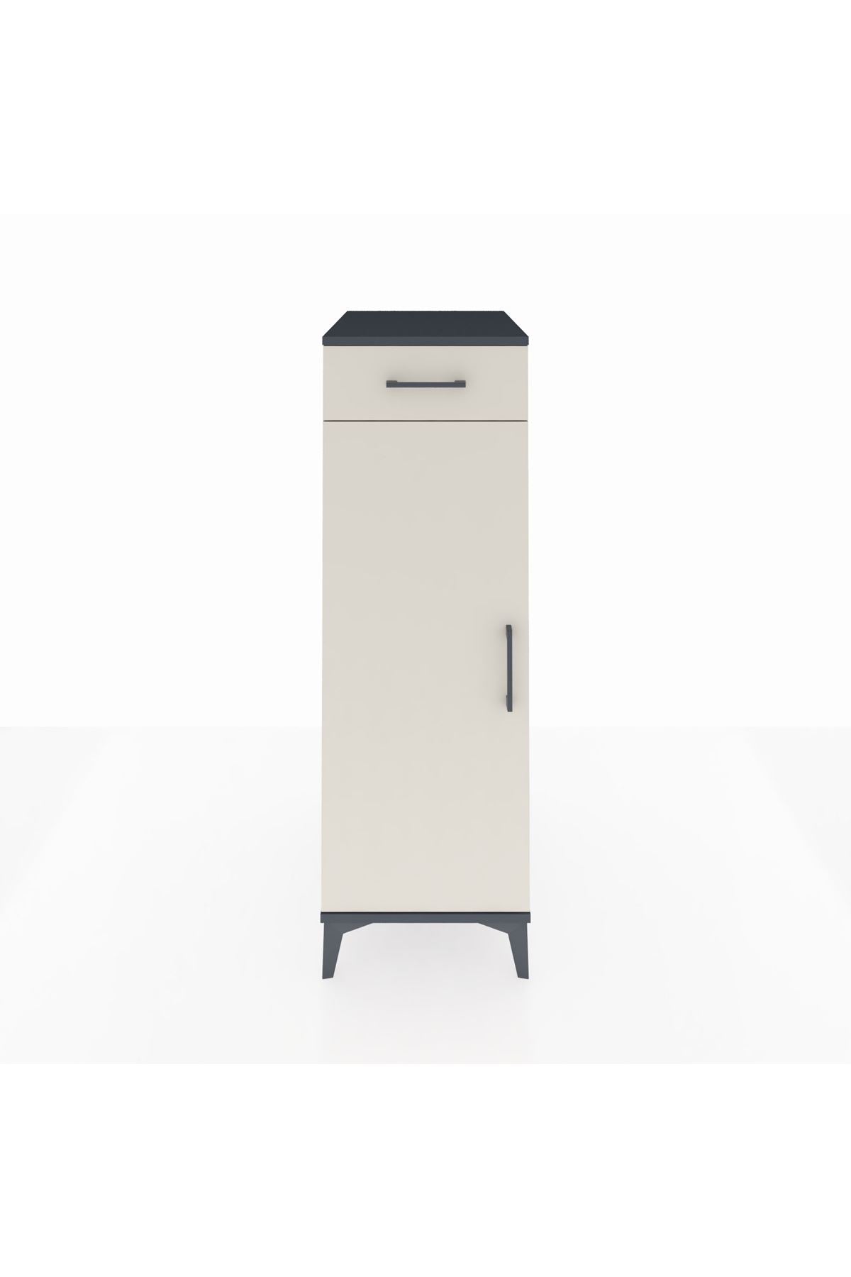 Kronos Dolap 2 Raflı Tek Çekmeceli Tek Kapaklı 44x59x134 - S82M045V4C