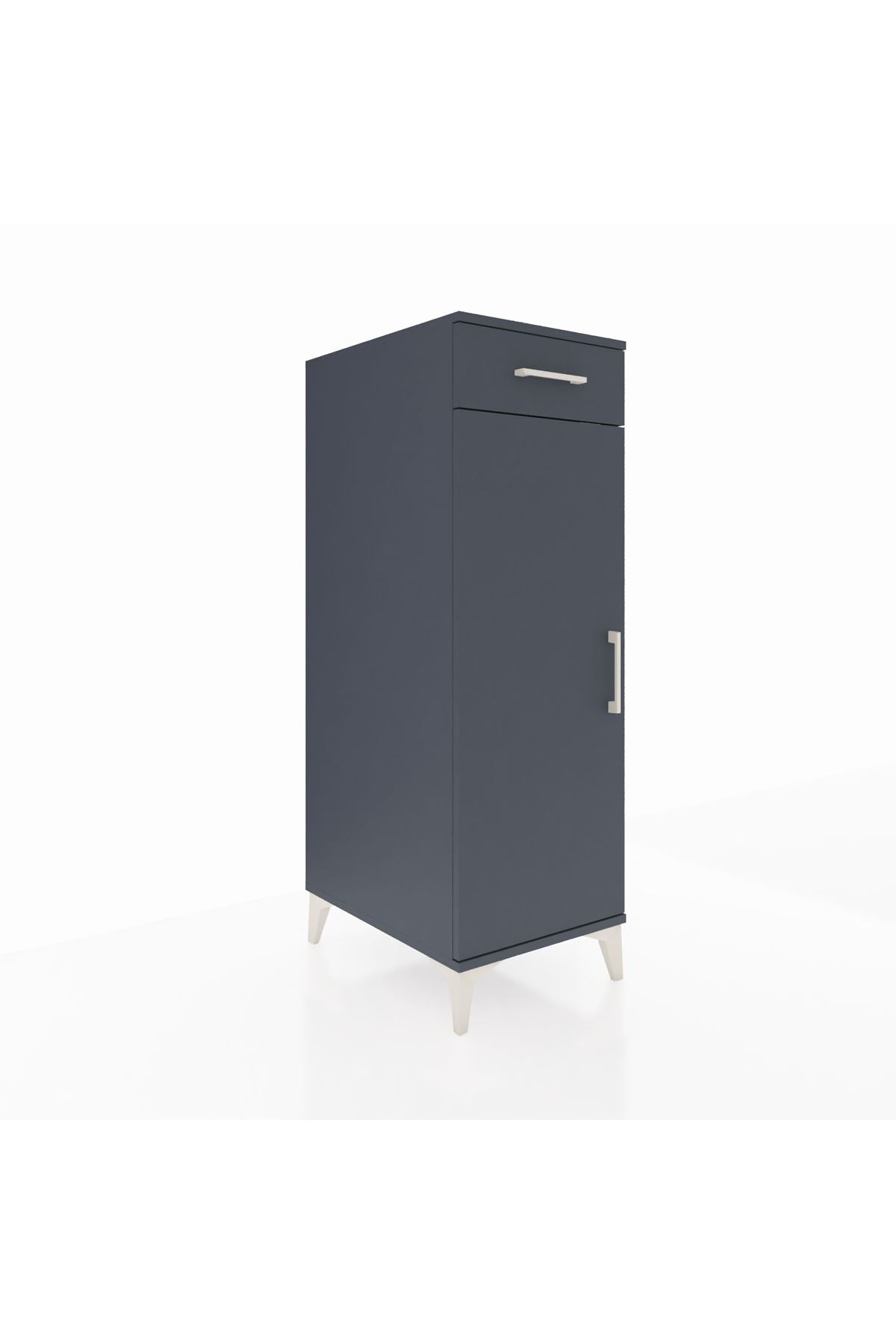 Kronos Dolap 2 Raflı Tek Çekmeceli Tek Kapaklı 44x59x134 - S82M045V5C