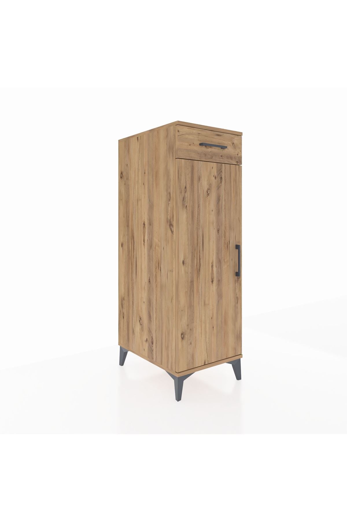 Kronos Dolap 2 Raflı Tek Çekmeceli Tek Kapaklı 44x59x134 - S82M045V9C