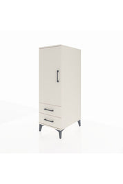 Kronos Dolap 3 Raflı 2 Çekmeceli Tek Kapaklı 44x59x134 - S82M046V1C