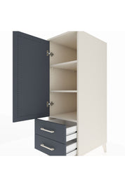 Kronos Dolap 3 Raflı 2 Çekmeceli Tek Kapaklı 44x59x134 - S82M046V2C