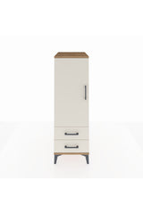 Kronos Dolap 3 Raflı 2 Çekmeceli Tek Kapaklı 44x59x134