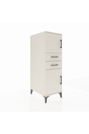 Kronos Dolap Tek Raflı 2 Çekmeceli 2 Kapaklı 44x59x134 - S82M047V1C