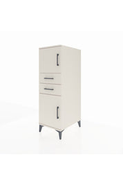 Kronos Dolap Tek Raflı 2 Çekmeceli 2 Kapaklı 44x59x134 - S82M047V1C