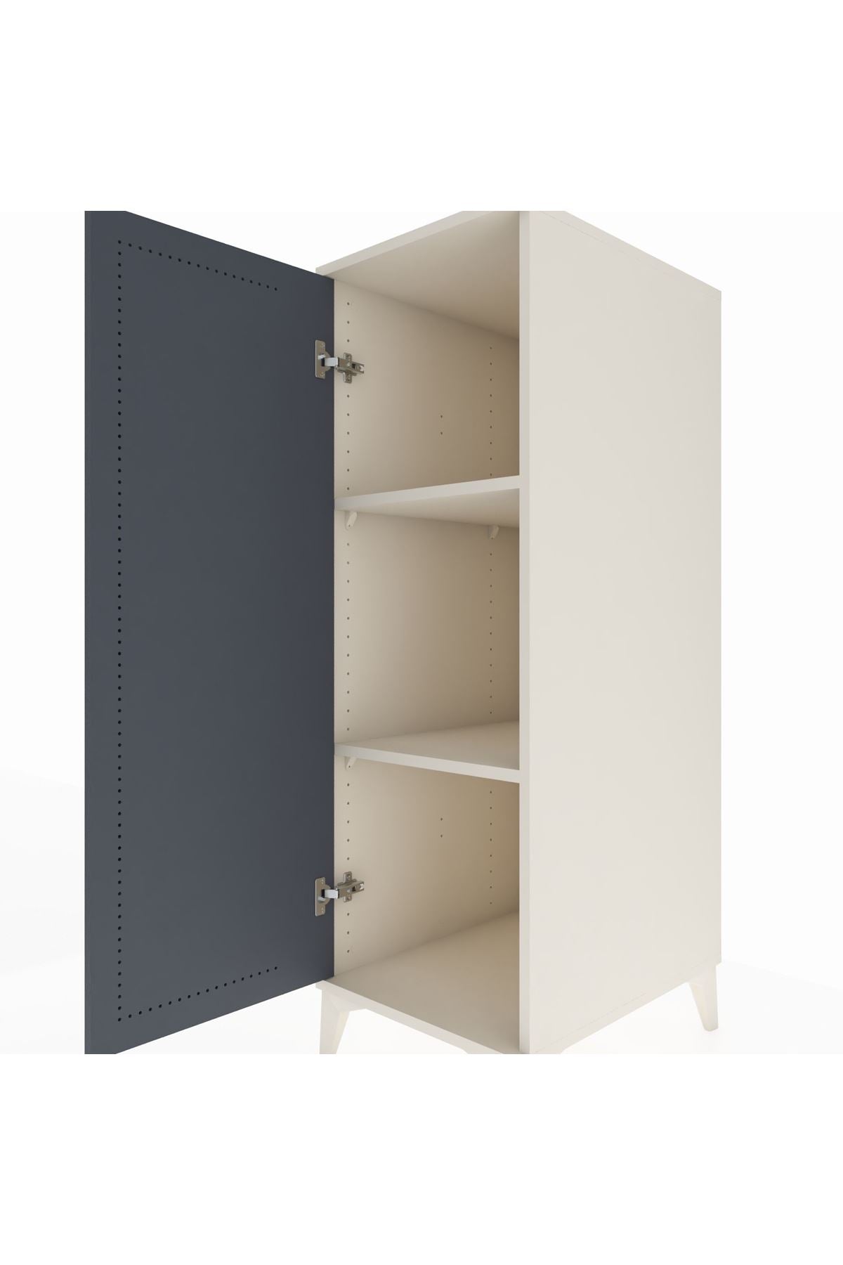 Kronos Dolap 2 Raflı Tek Kapaklı 44x59x134 - S82M050V2C
