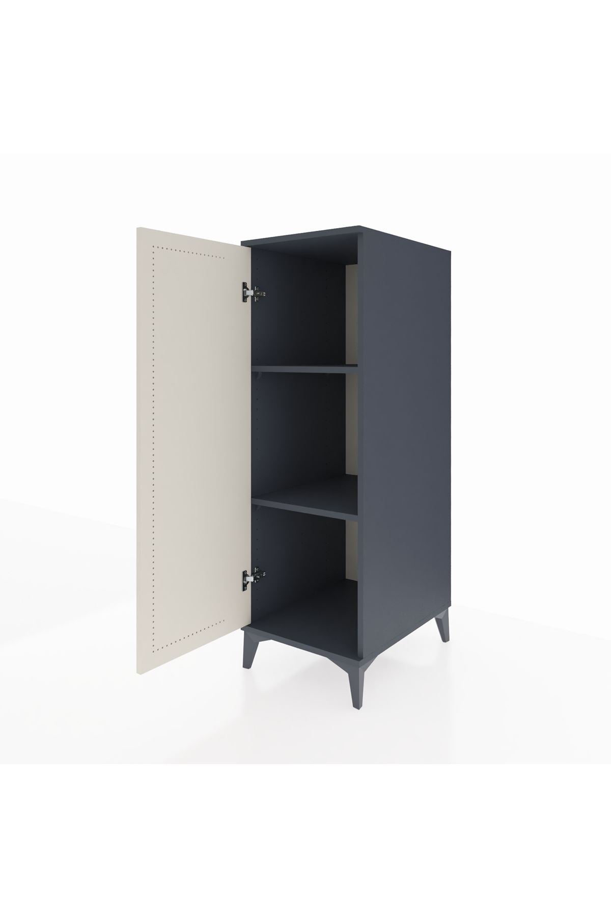 Kronos Dolap 2 Raflı Tek Kapaklı 44x59x134 - S82M050V4C