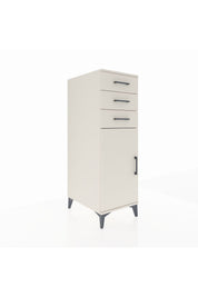 Kronos Dolap 2 Raflı 3 Çekmeceli Tek Kapaklı 44x59x134 - S82M052V1C