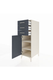 Kronos Dolap 2 Raflı 3 Çekmeceli Tek Kapaklı 44x59x134 - S82M052V2C