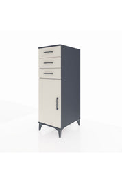 Kronos Dolap 2 Raflı 3 Çekmeceli Tek Kapaklı 44x59x134 - S82M052V4C