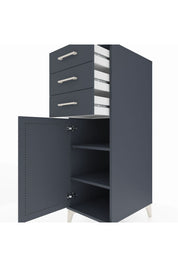 Kronos Dolap 2 Raflı 3 Çekmeceli Tek Kapaklı 44x59x134 - S82M052V5C